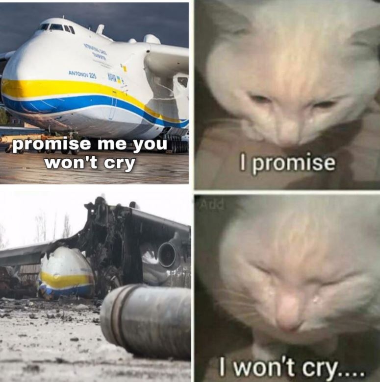 安-225飛機留在了烏克蘭-空運到迪拜